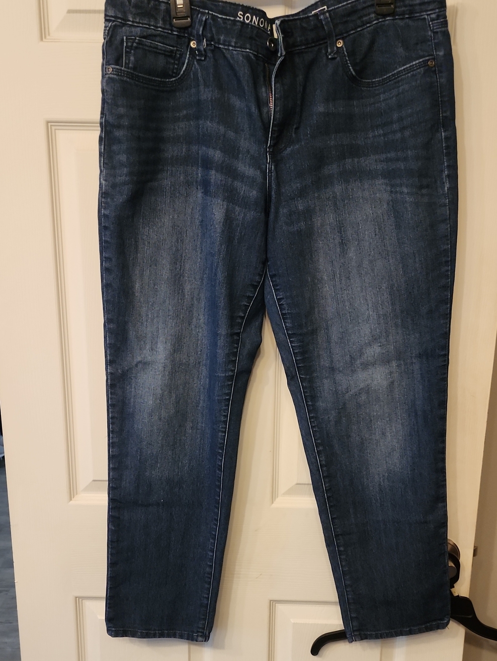 SONOMA Straight Leg Dark Blue Jeans